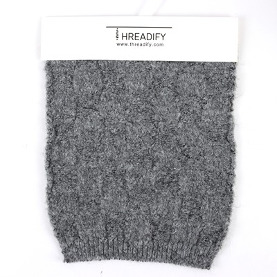 China Yarn for Polo T-shirt (Sweater),Crew Neck Pullover (Sweater),Half-Zipper Cardigan (Sweater) Mossy Yarn Fancy Yarn Acrylic Polyester Spandex Grey Melange color buy from China wholesaler bulk order at wholesale price free worldwide shipping Alibaba