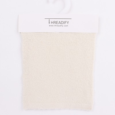 China Yarn for Half-Zipper Cardigan (Sweater),Knitted Jacket (Sweater),Knitted Trousers (Sweater) Boucle Yarn Fancy Yarn Polyester Recycled Polyester Spandex Off White color buy from China wholesaler bulk order at wholesale price free worldwide shipping Alibaba