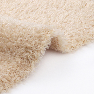 China Yarn for Crop Top Pullover (Sweater),Dresses (Cardigan Open) (Sweater) Teddy Yarn Fancy Yarn Recycled Polyester Beige color buy from China wholesaler bulk order at wholesale price free worldwide shipping Alibaba