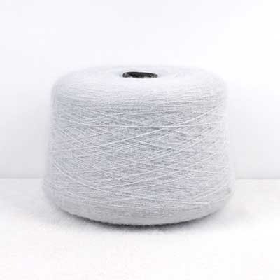 Mossy Yarn 69%Acrylic 28%Polyester 3%Spandex 1/8SNm Grey