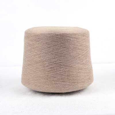 Mossy Yarn 90%Polyester 7%Nylon 3%Spandex 1/13SNm Camel