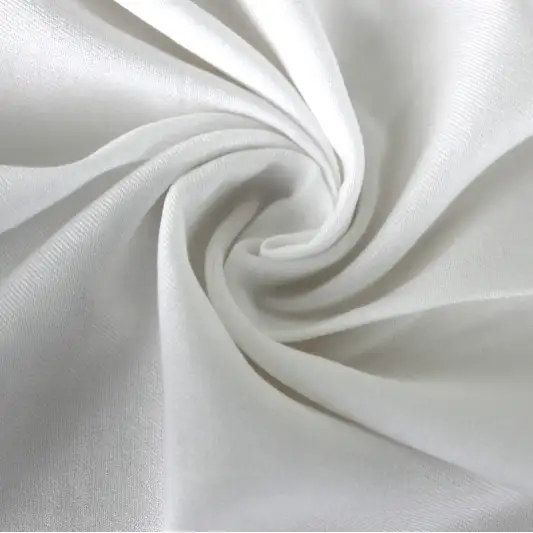 India Fabric  Viscose/Rayon Crepe Natural Woven Fabric Viscose Off White color buy from India wholesaler bulk order at wholesale price free worldwide shipping Alibaba