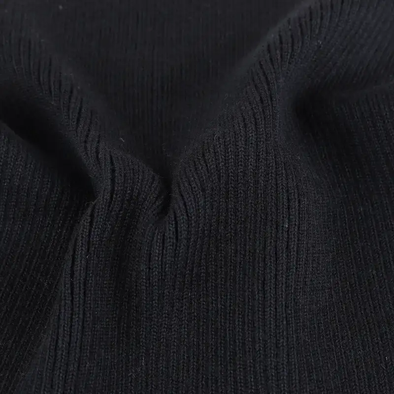 China Yarn for Ladies Vest (Sweater),Crop Top Pullover (Sweater) Ring Spun Regular Yarn Recycled Polyester Black color buy from China wholesaler bulk order at wholesale price free worldwide shipping Alibaba