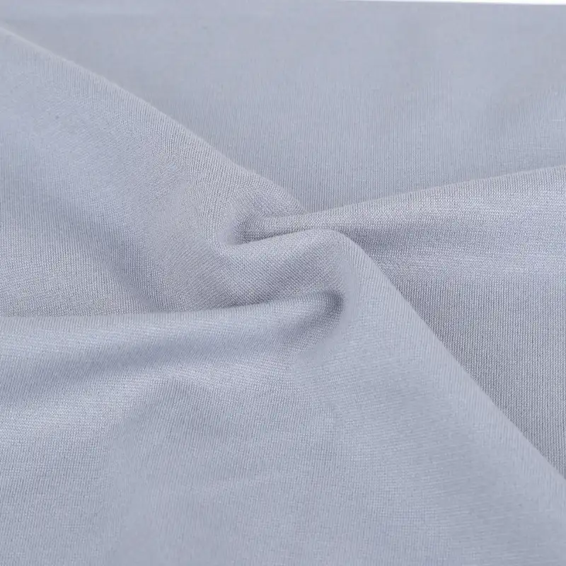 China Fabric for Polo Shirt,Crop Top,Skirt Ponte Roma Knit Fabric Rayon Nylon Spandex Grey color buy from China wholesaler bulk order at wholesale price free worldwide shipping Alibaba