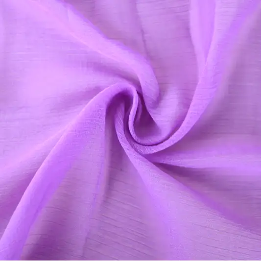 India Fabric for Blouse,Crop Top,Skirt Polyester Crinkle Fabric Synthetic Woven Fabric Polyester PURPLE color buy from India wholesaler bulk order at wholesale price free worldwide shipping Alibaba