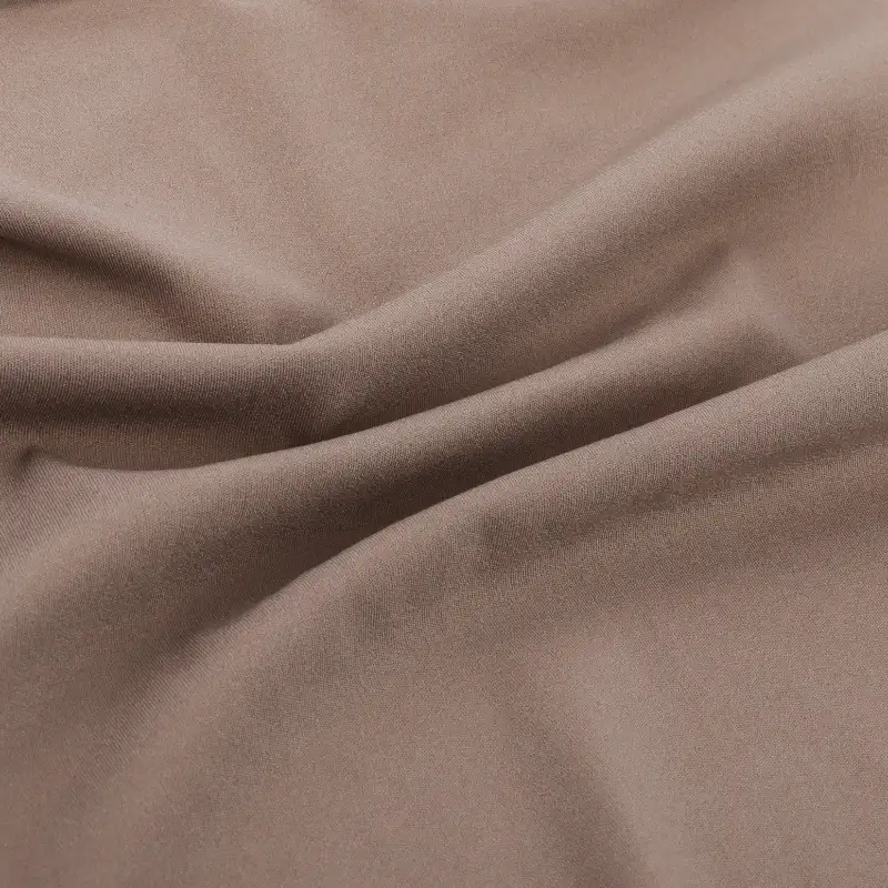 China Fabric for T-Shirt,Pajamas,Loungewear,Yoga Pants,Tracksuits Single Jersey Knit Fabric Cotton Brown、Khaki、Coffee、Blue color buy from China wholesaler bulk order at wholesale price free worldwide shipping Alibaba