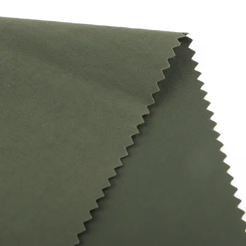 China Fabric for Jackets,Trench Coat Nylon Taslon Synthetic Woven Fabric Nylon green color buy from China wholesaler bulk order at wholesale price free worldwide shipping Alibaba