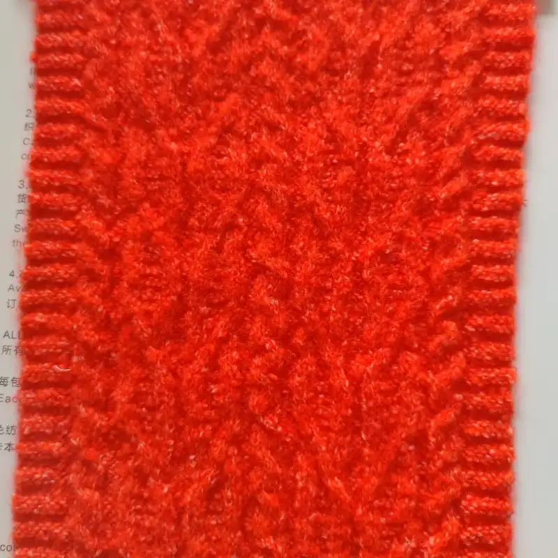 China Yarn for Half-Zipper Cardigan (Sweater),Crew Neck Pullover (Sweater),Polo T-shirt (Sweater) Mossy Yarn Fancy Yarn Recycled Polyester Recycled Acrylic RWS Wool Spandex orange red color buy from China wholesaler bulk order at wholesale price free worldwide shipping Alibaba