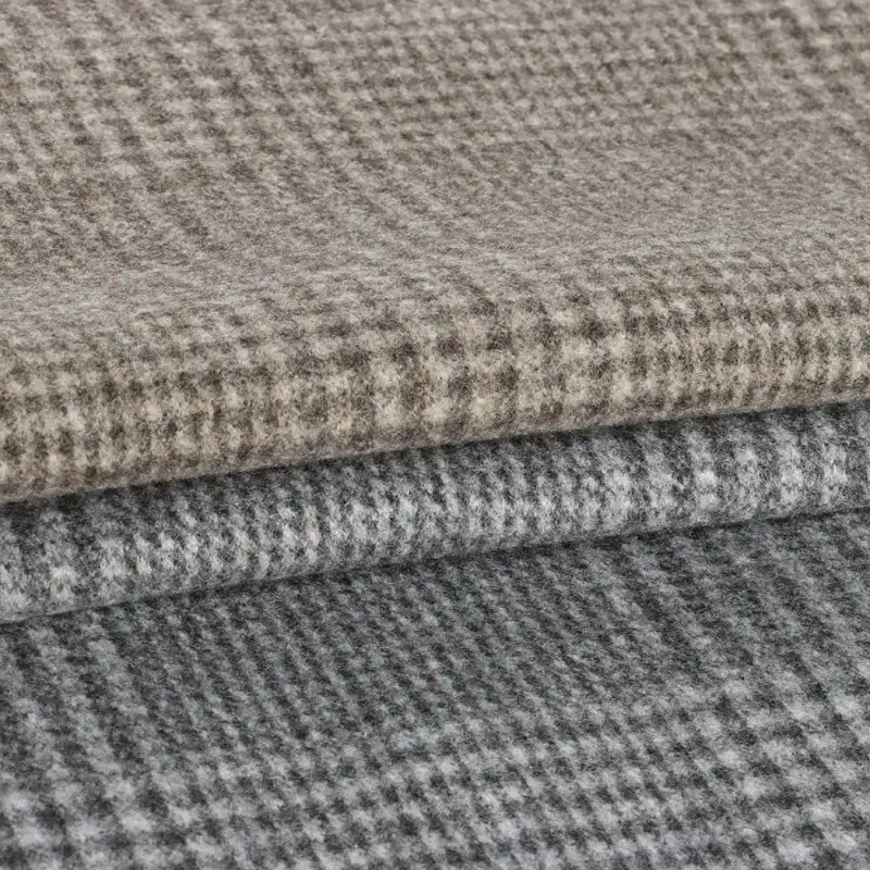 China Fabric for Blazer,Skirt,Hoodie Knit Woolen Fabric Woolen Polyester grey color buy from China wholesaler bulk order at wholesale price free worldwide shipping Alibaba