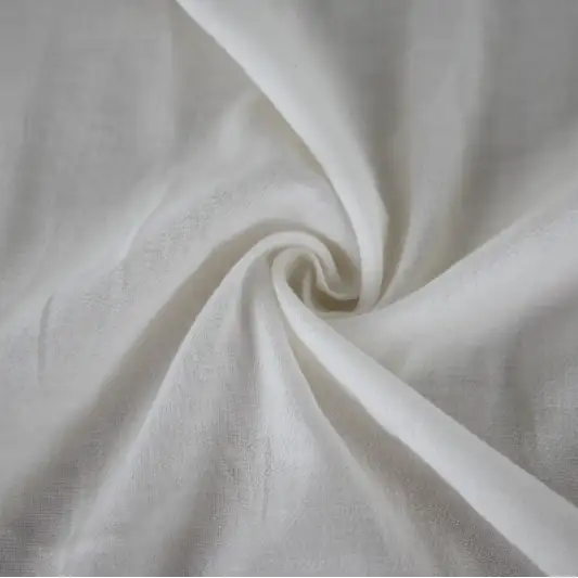 India Fabric for Shirt Cotton Plain Natural Woven Fabric Cotton Viscose Off White color buy from India wholesaler bulk order at wholesale price free worldwide shipping Alibaba