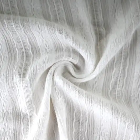 India Fabric for Shirt Viscose/Rayon Crepe Natural Woven Fabric Viscose Off White color buy from India wholesaler bulk order at wholesale price free worldwide shipping Alibaba