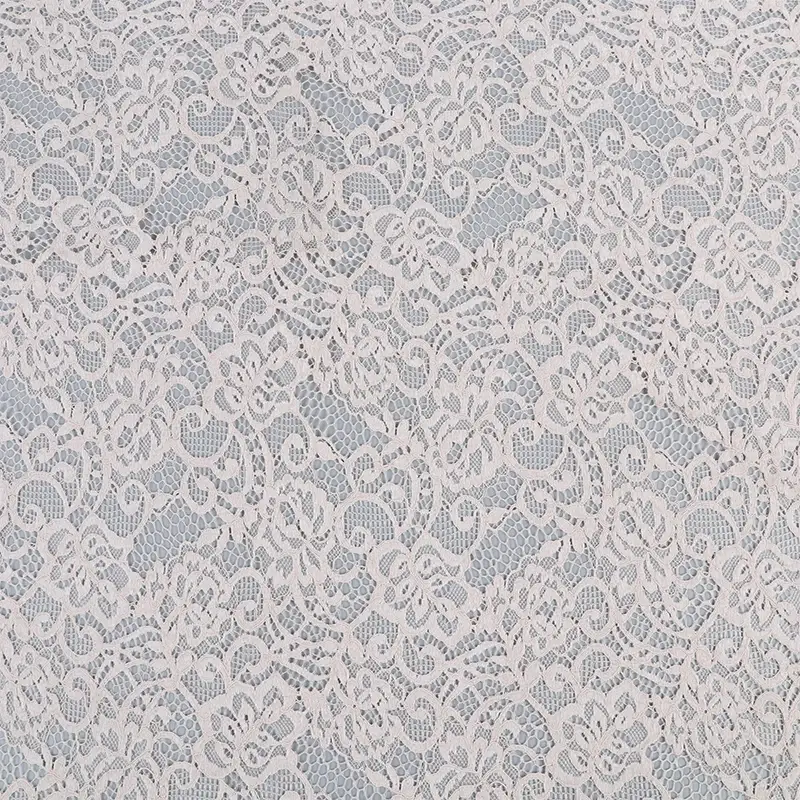 China Fabric for Shirt,Skirt Lace Knit Fabric Polyester Nylon Rayon Antiquewhite color buy from China wholesaler bulk order at wholesale price free worldwide shipping Alibaba