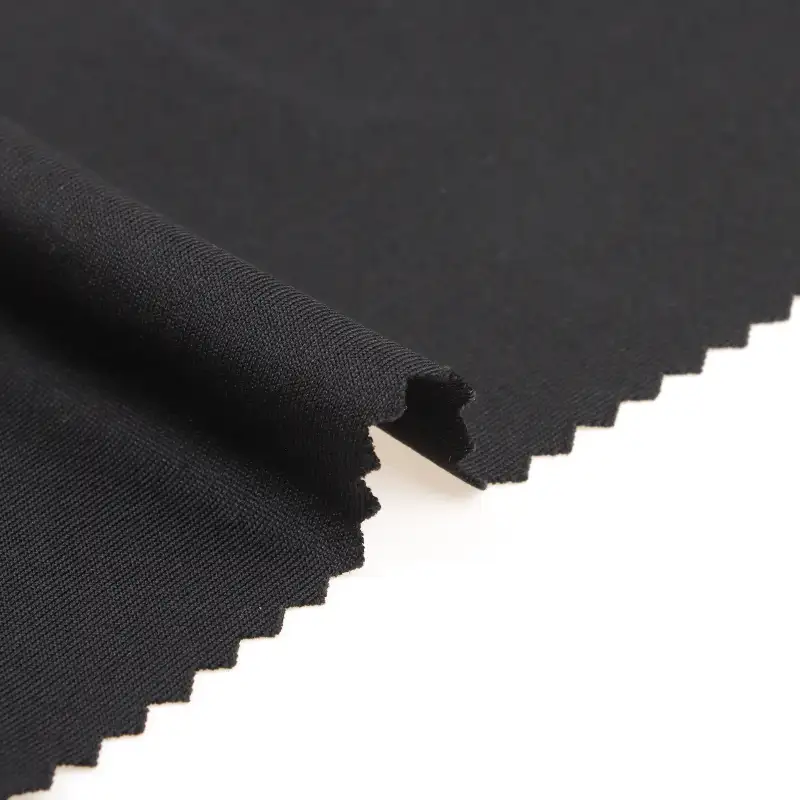 China Fabric for T-Shirt,Polo Shirt Single Jersey Knit Fabric Polyester Spandex Black color buy from China wholesaler bulk order at wholesale price free worldwide shipping Alibaba