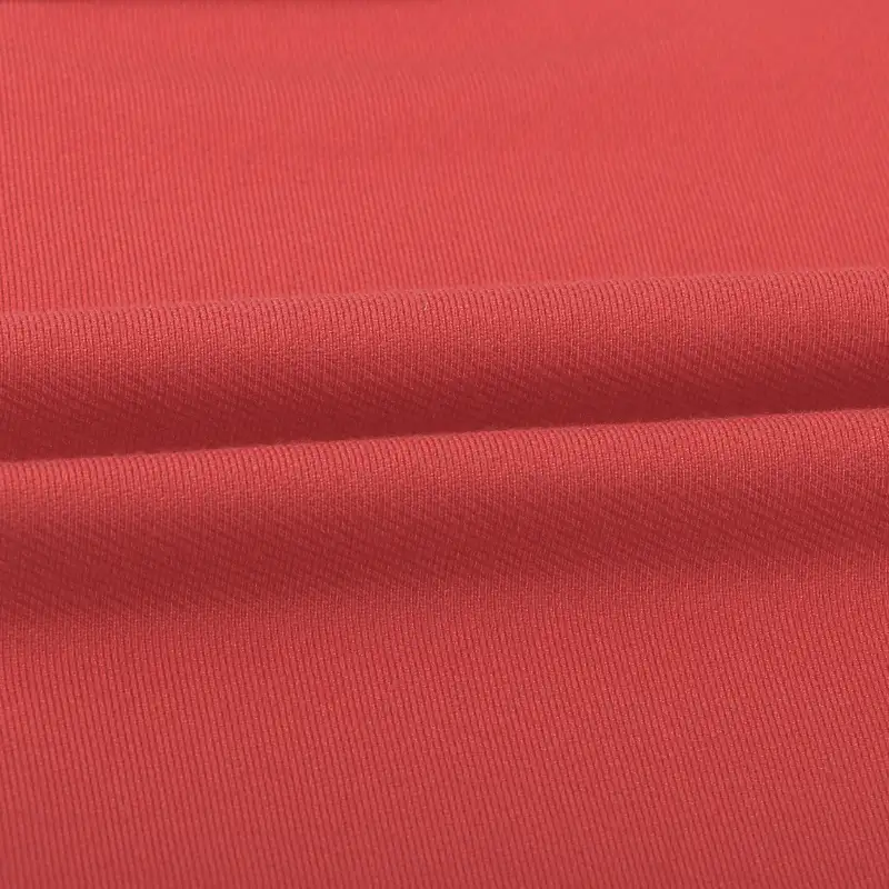 China Fabric for Overcoat French Terry Knit Fabric Polyester Cotton Elastane red color buy from China wholesaler bulk order at wholesale price free worldwide shipping Alibaba