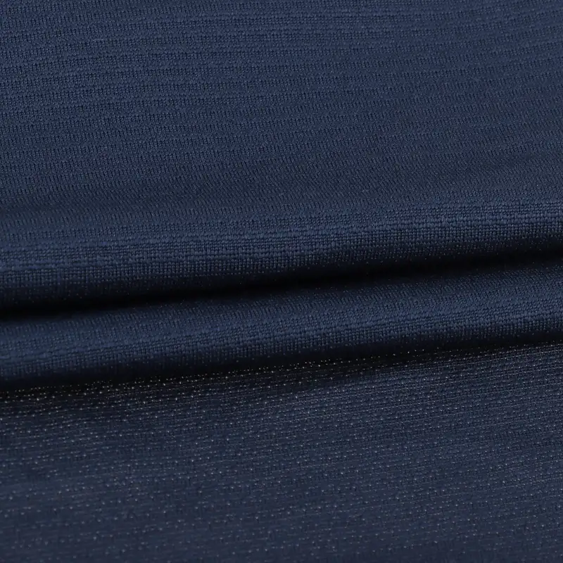 China Fabric for T-Shirt Single Jersey Knit Fabric Polyester Spandex BLUE color buy from China wholesaler bulk order at wholesale price free worldwide shipping Alibaba