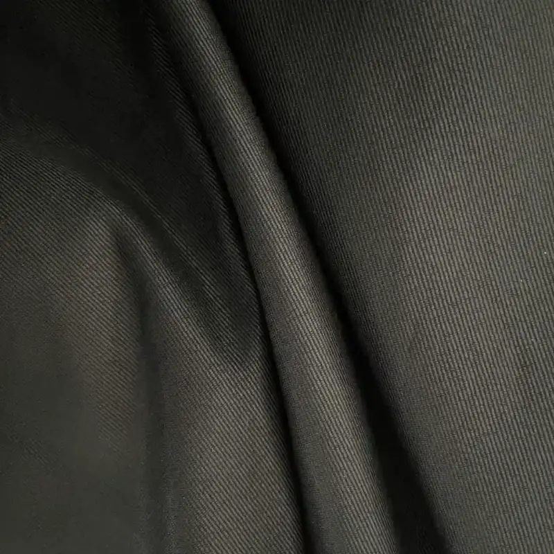 China Fabric for Pants,Jeans,Tracksuits CVC Twill Woven Blended Fabric Cotton Polyester Spandex black color buy from China wholesaler bulk order at wholesale price free worldwide shipping Alibaba