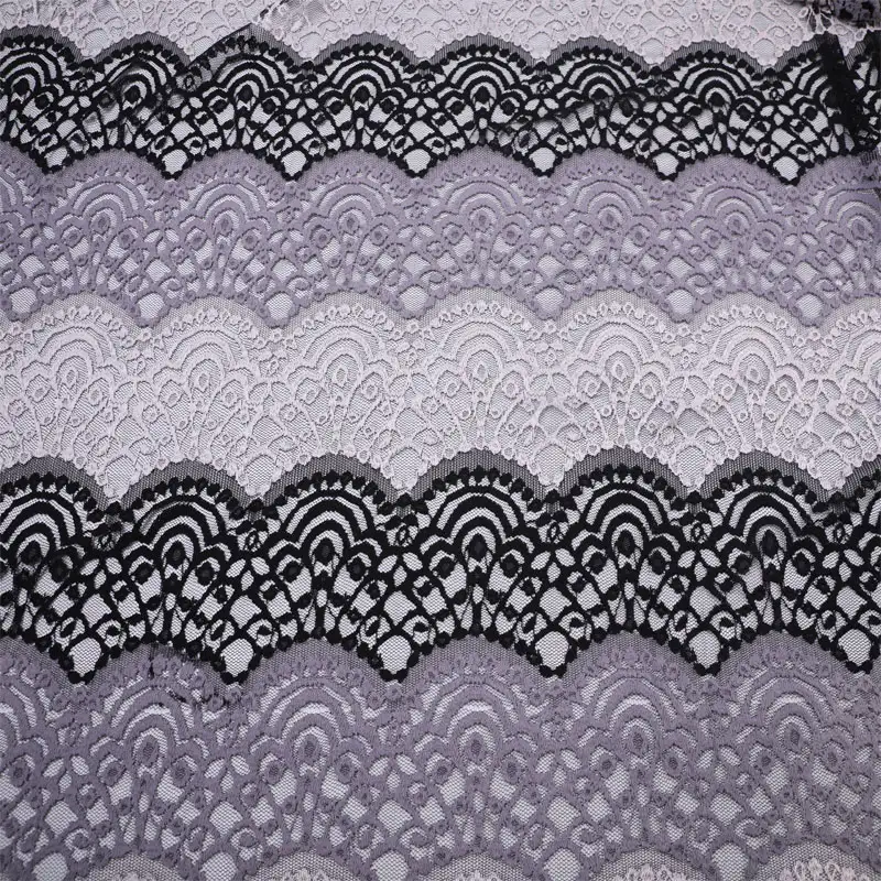 China Fabric for Shirt,Skirt Lace Knit Fabric Poly Spandex Grey color buy from China wholesaler bulk order at wholesale price free worldwide shipping Alibaba