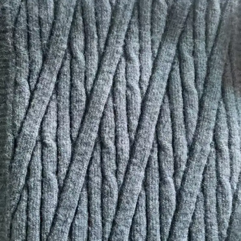 China Yarn for Crew Neck Pullover (Sweater) Ring Spun Regular Yarn Recycled Polyester Staple Fiber RWS Wool Elastane Acrylic Melange 黑/灰 color buy from China wholesaler bulk order at wholesale price free worldwide shipping Alibaba