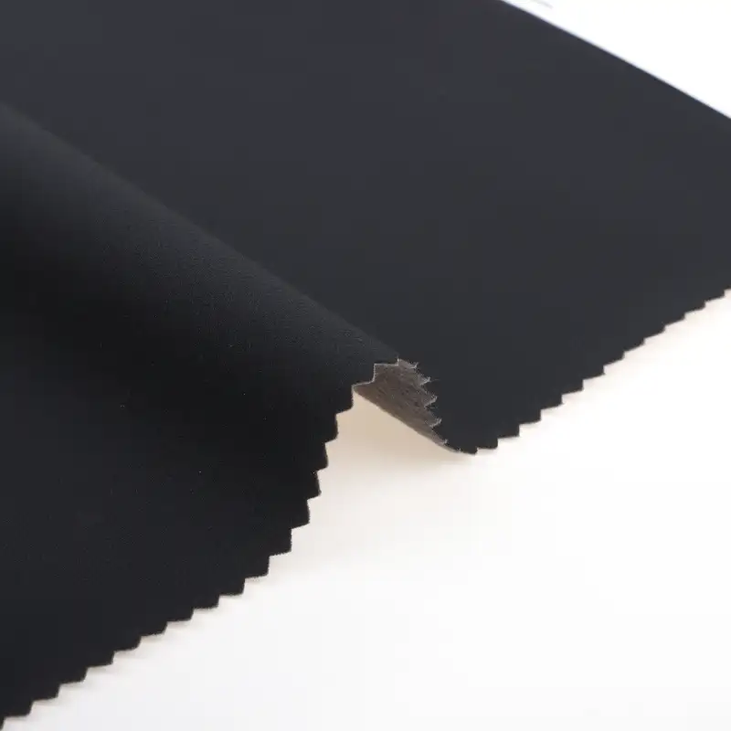 China Fabric for Jackets Nylon Taslon Synthetic Woven Fabric Nylon Spandex BLACK color buy from China wholesaler bulk order at wholesale price free worldwide shipping Alibaba