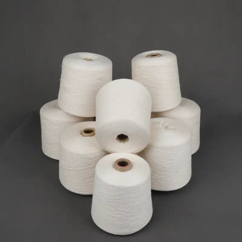 Bangladesh Yarn for Full-Zipper Cardigan (Sweater),Half-Zipper Cardigan (Sweater) Raw Ring Spun Raw Yarn Acrylic Cotton Raw color buy from Bangladesh wholesaler bulk order at wholesale price free worldwide shipping Alibaba