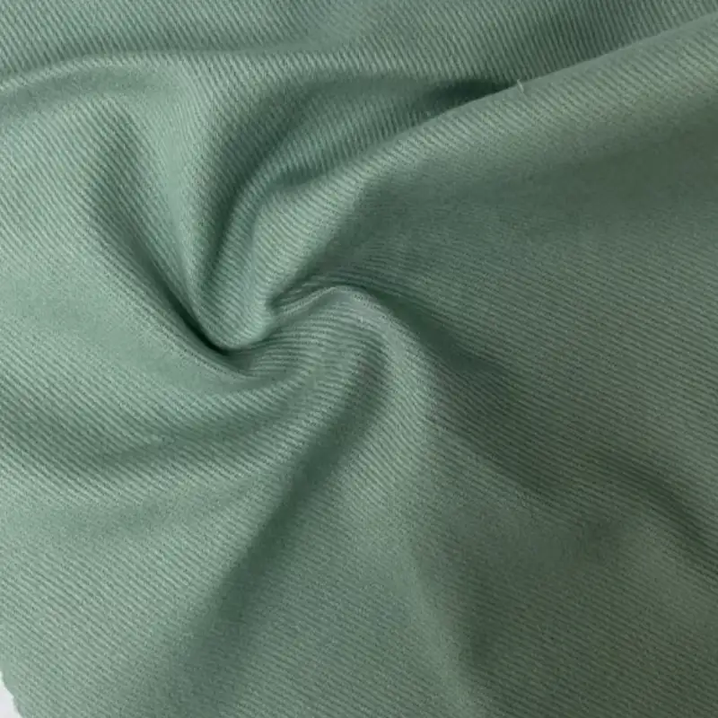 China Fabric for Pants,Jackets Cotton Twill Natural Woven Fabric Cotton Elastane Glacier green color buy from China wholesaler bulk order at wholesale price free worldwide shipping Alibaba