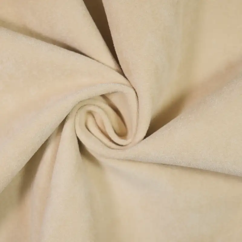 China Fabric for Jackets,Trench Coat,Overcoat Suede Woven Blended Fabric Polyester Elastane COFFEE color buy from China wholesaler bulk order at wholesale price free worldwide shipping Alibaba