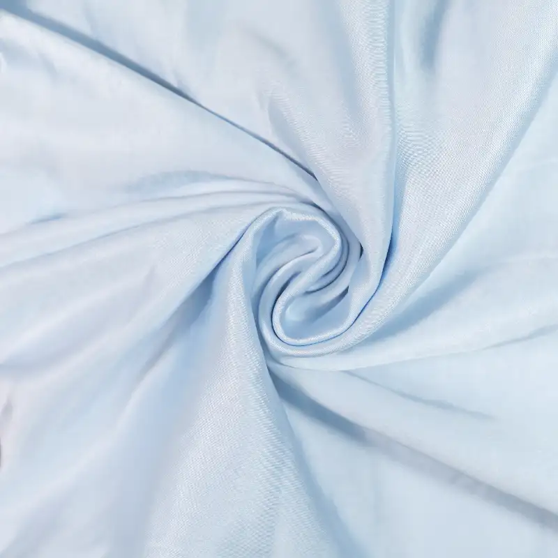 China Fabric for T-Shirt,Skirt Rib Knit Fabric Polyester blue color buy from China wholesaler bulk order at wholesale price free worldwide shipping Alibaba