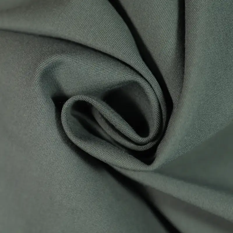 China Fabric for T-Shirt,Skirt Rib Knit Fabric Polyester dark green color buy from China wholesaler bulk order at wholesale price free worldwide shipping Alibaba