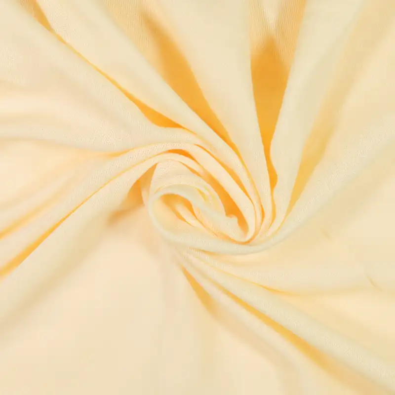China Fabric for T-Shirt,Skirt,Shorts Rib Knit Fabric Polyester yellow color buy from China wholesaler bulk order at wholesale price free worldwide shipping Alibaba