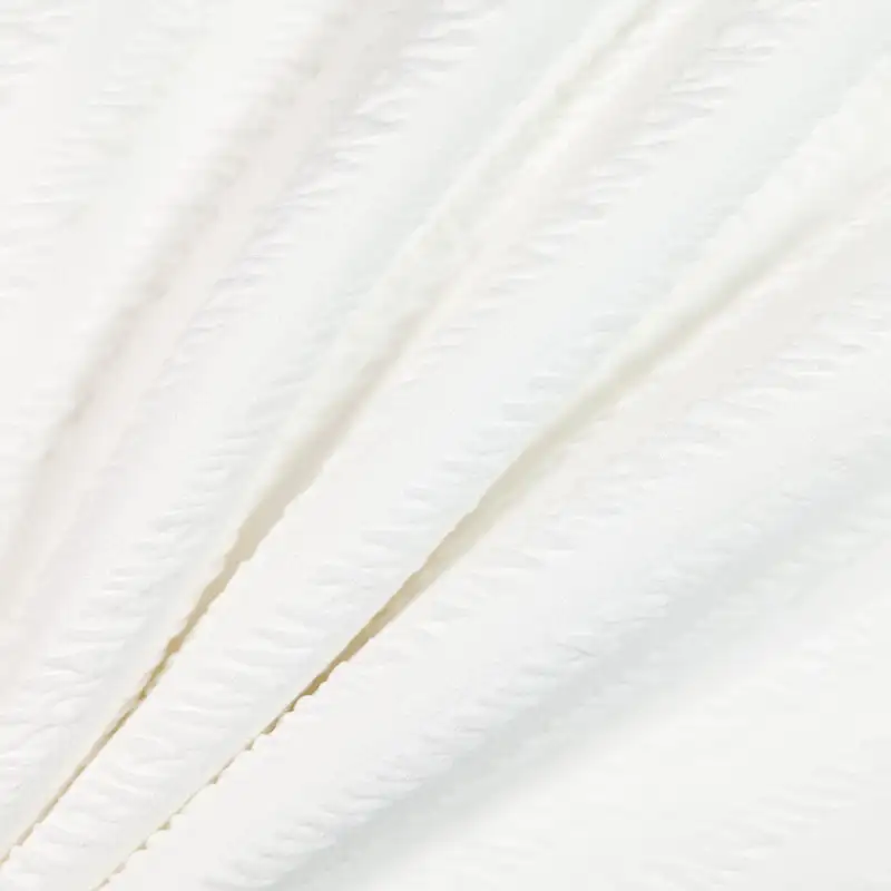 China Fabric for T-Shirt,Skirt,Shorts Rib Knit Fabric Polyester white color buy from China wholesaler bulk order at wholesale price free worldwide shipping Alibaba