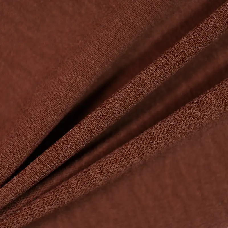 China Fabric for Pants,Skirt,Backless Beach Dress Crepe Synthetic Woven Fabric Polyester coffee color buy from China wholesaler bulk order at wholesale price free worldwide shipping Alibaba