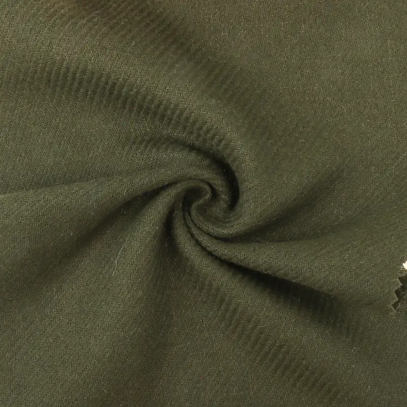 China Fabric for Jackets,Trench Coat,Overcoat Woolen Twill Woolen Polyester olive green color buy from China wholesaler bulk order at wholesale price free worldwide shipping Alibaba