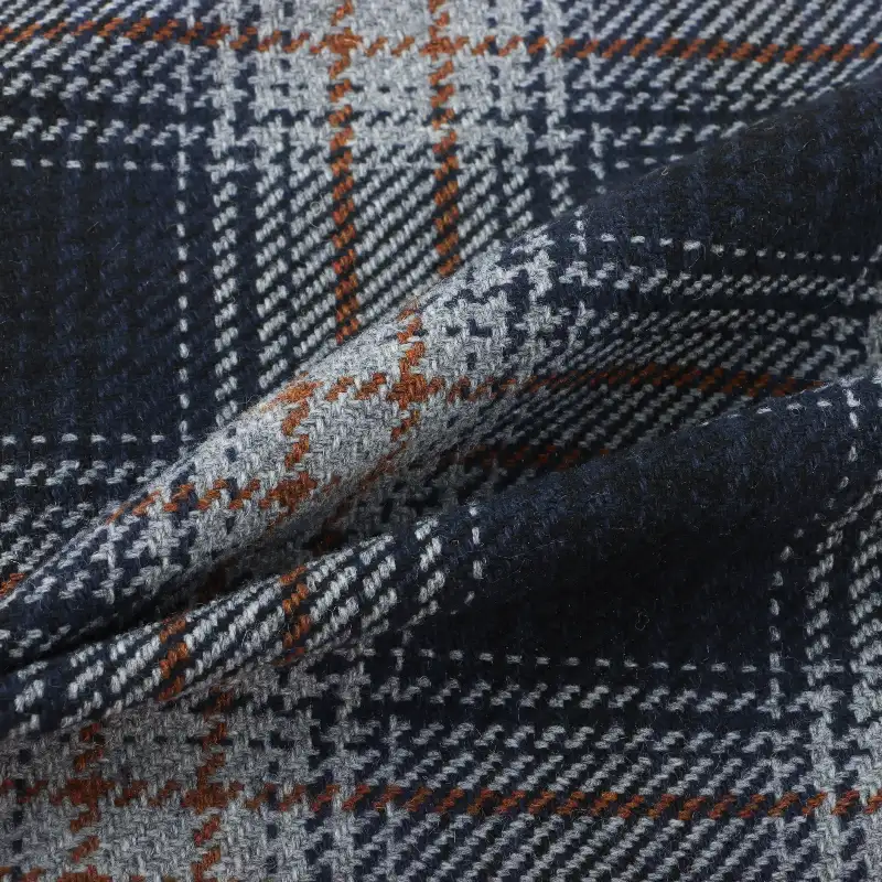 China Fabric for Jackets,Trench Coat,Overcoat Melton Woolen Polyester Acrylic check color buy from China wholesaler bulk order at wholesale price free worldwide shipping Alibaba