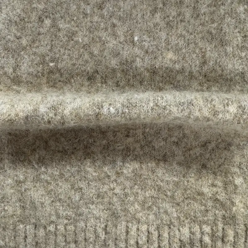 China Yarn for Ladies Vest (Sweater),Men’s Vest (Sweater),Open Cardigan (Sweater),Half-Zipper Cardigan (Sweater),Crew Neck Pullover (Sweater),Crop Top Pullover (Sweater) Mossy Yarn Fancy Yarn Recycled Polyester Viscose Wool Spandex Camel color buy from China wholesaler bulk order at wholesale price free worldwide shipping Alibaba