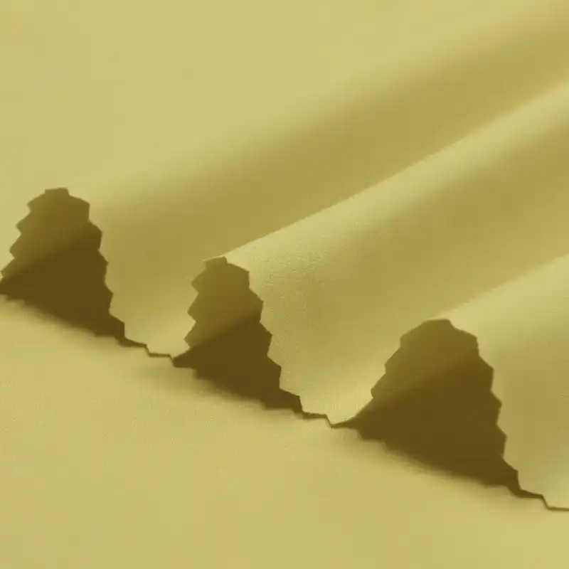 China Fabric for Pants,Jackets,Skirt,Suit T400 Polyester Yarn Fabric Synthetic Woven Fabric Polyester Army green color buy from China wholesaler bulk order at wholesale price free worldwide shipping Alibaba