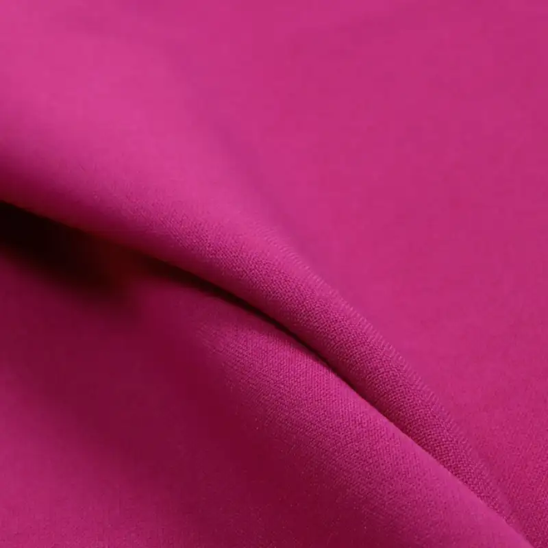China Fabric for Pants,Skirt,Suit Four-way Stretch (Bi-Stretch) Synthetic Woven Fabric Polyester hot pink color buy from China wholesaler bulk order at wholesale price free worldwide shipping Alibaba
