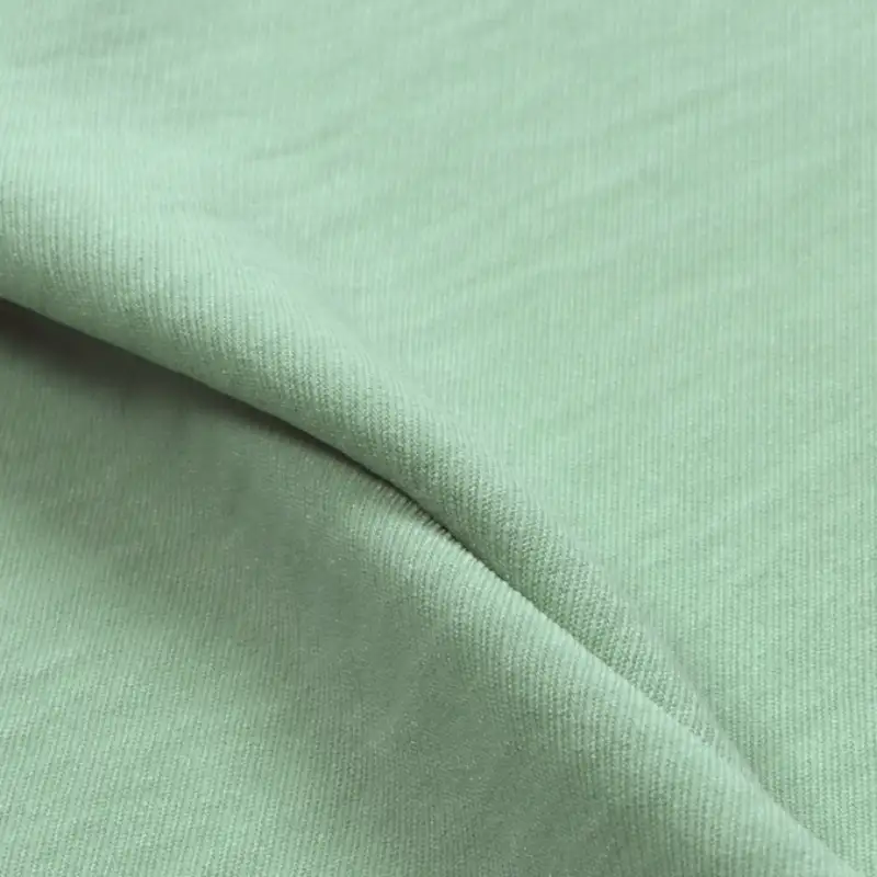 China Fabric for Pants,Skirt Polyester Cavalry Twill Synthetic Woven Fabric Polyester GREEN color buy from China wholesaler bulk order at wholesale price free worldwide shipping Alibaba