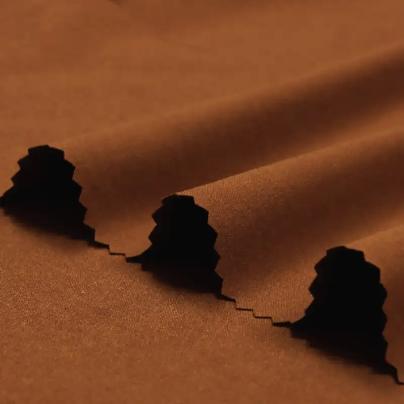 China Fabric for Shirt,Pants,Skirt Four-way Stretch (Bi-Stretch) Synthetic Woven Fabric Polyester brown color buy from China wholesaler bulk order at wholesale price free worldwide shipping Alibaba