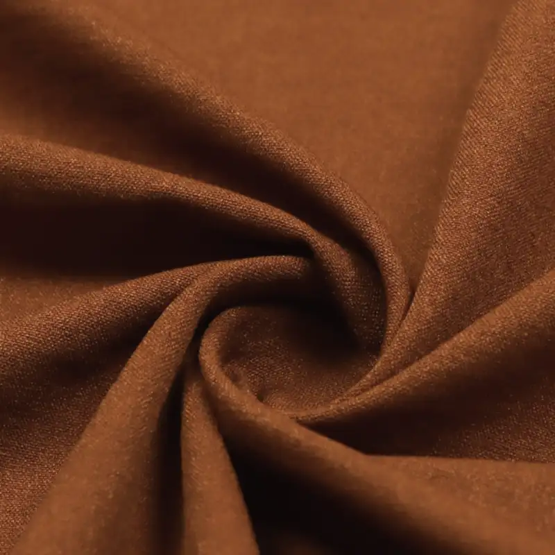 China Fabric for Shirt,Pants,Skirt,Shorts Four-way Stretch (Bi-Stretch) Synthetic Woven Fabric Polyester brown color buy from China wholesaler bulk order at wholesale price free worldwide shipping Alibaba