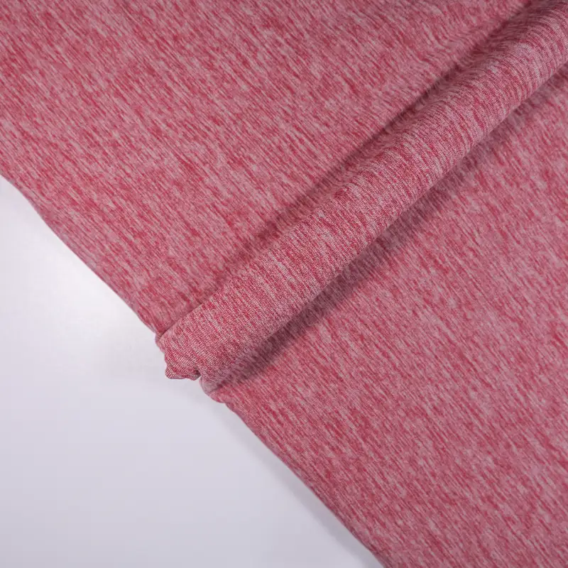 China Fabric for Hoodie,Drawstring Wide Leg Trousers Interlock Knit Fabric Polyester Spandex red color buy from China wholesaler bulk order at wholesale price free worldwide shipping Alibaba