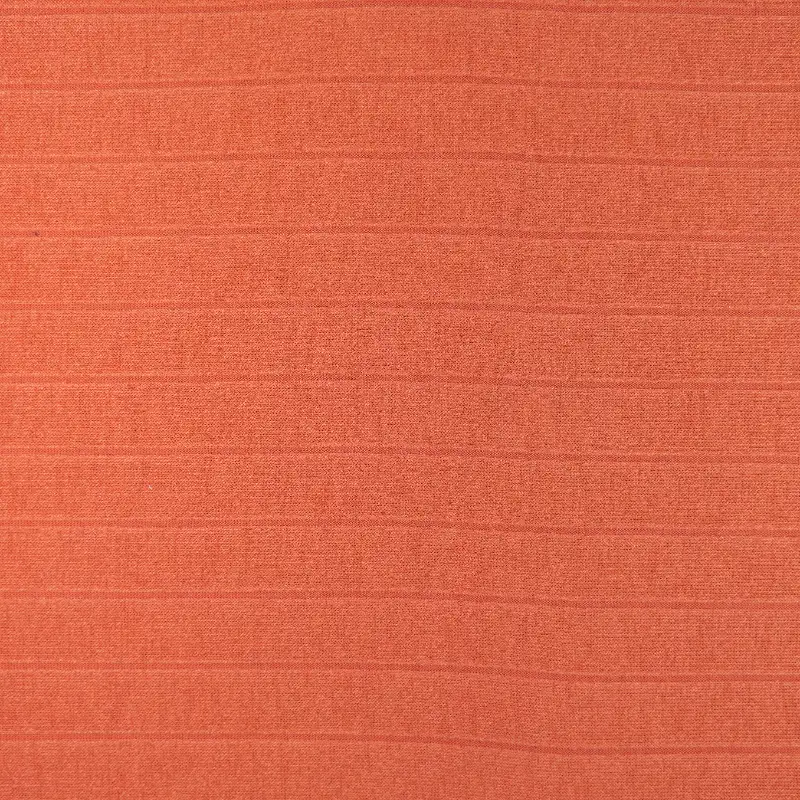 China Fabric for Loungewear,Casual Long Sleeve Crop Shirt,Irregular Cami,Kids Peter Pan Collar Dress Rib Knit Fabric Polyester Recycled Spandex orange color buy from China wholesaler bulk order at wholesale price free worldwide shipping Alibaba