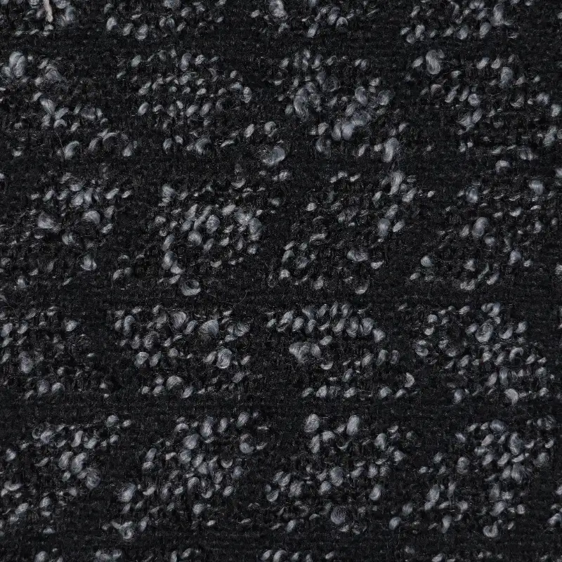 China Fabric for Jackets,Skirt Chanel-Style Fabric Woolen Polyester black color buy from China wholesaler bulk order at wholesale price free worldwide shipping Alibaba