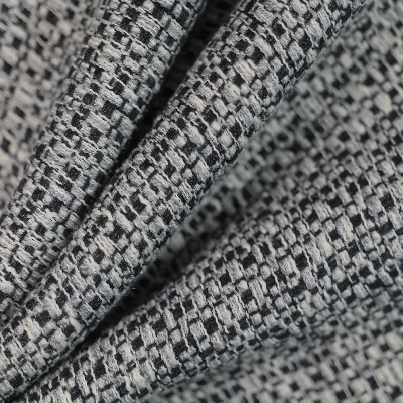 China Fabric for Skirt,Overcoat Chanel-Style Fabric Woolen Polyester grey color buy from China wholesaler bulk order at wholesale price free worldwide shipping Alibaba