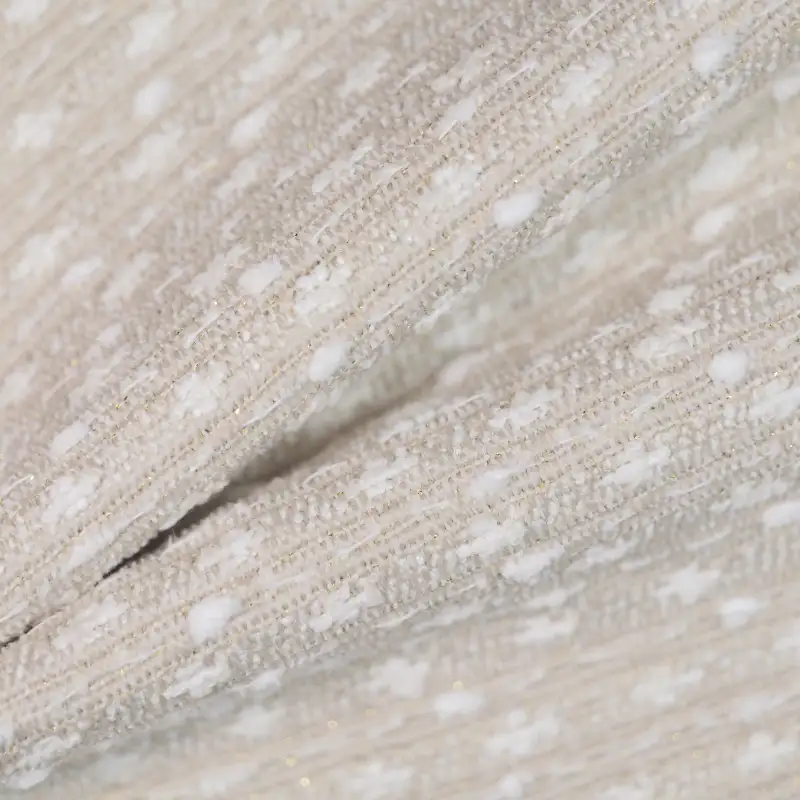 China Fabric for Jackets,Skirt Chanel-Style Fabric Woolen Polyester Acrylic Wool Nylon coffee white color buy from China wholesaler bulk order at wholesale price free worldwide shipping Alibaba