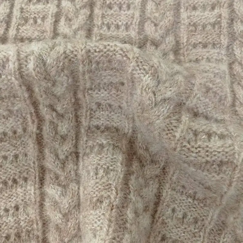 China Yarn for Ladies Vest (Sweater),Open Cardigan (Sweater),Full-Zipper Cardigan (Sweater),Half-Zipper Cardigan (Sweater),Shirt Long Sleeve Button (Sweater) Mossy Yarn Fancy Yarn Nylon Wool Tencel Alpaca off-white with floral patterns color buy from China wholesaler bulk order at wholesale price free worldwide shipping Alibaba