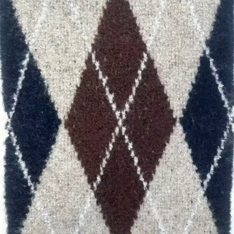 China Yarn for Ladies Vest (Sweater),Open Cardigan (Sweater),Hoodie  (Sweater),Knitted Leggings (Sweater),Men's Pants (Sweater) Mossy Yarn Fancy Yarn Wool Acrylic Polyester Nylon Spandex white+brown+deep blue color buy from China wholesaler bulk order at wholesale price free worldwide shipping Alibaba