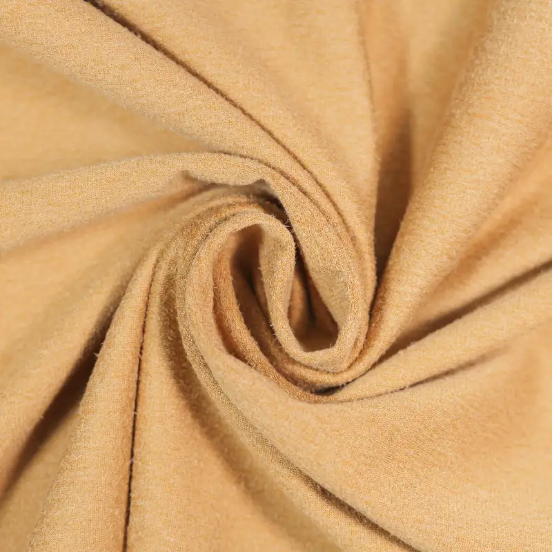 China Fabric for Pants,Jackets Warp Suede Knit Fabric Polyester Spandex COFFEE color buy from China wholesaler bulk order at wholesale price free worldwide shipping Alibaba
