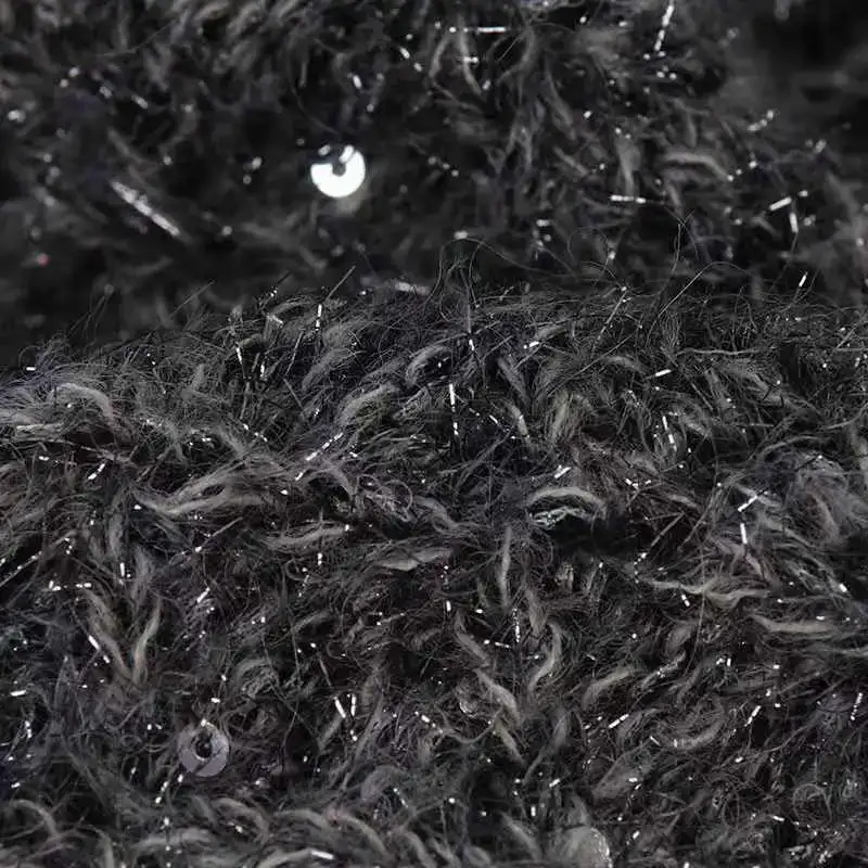 China Yarn for Ladies Vest (Sweater),Open Cardigan (Sweater),Knitted Jacket (Sweater),Dresses (Cardigan Open) (Sweater),Dresses (Cardigan Button) (Sweater),Dresses (Pullover) (Sweater) Cat Feather Yarn Fancy Yarn Nylon Lurex Purple，black color buy from China wholesaler bulk order at wholesale price free worldwide shipping Alibaba