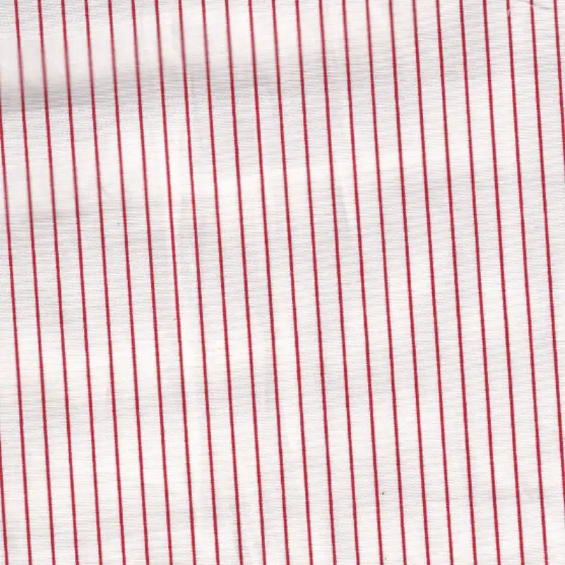 Bangladesh Fabric for Shirt Cotton Poplin Natural Woven Fabric Cotton Spandex White & Red Stripe color buy from Bangladesh wholesaler bulk order at wholesale price free worldwide shipping Alibaba