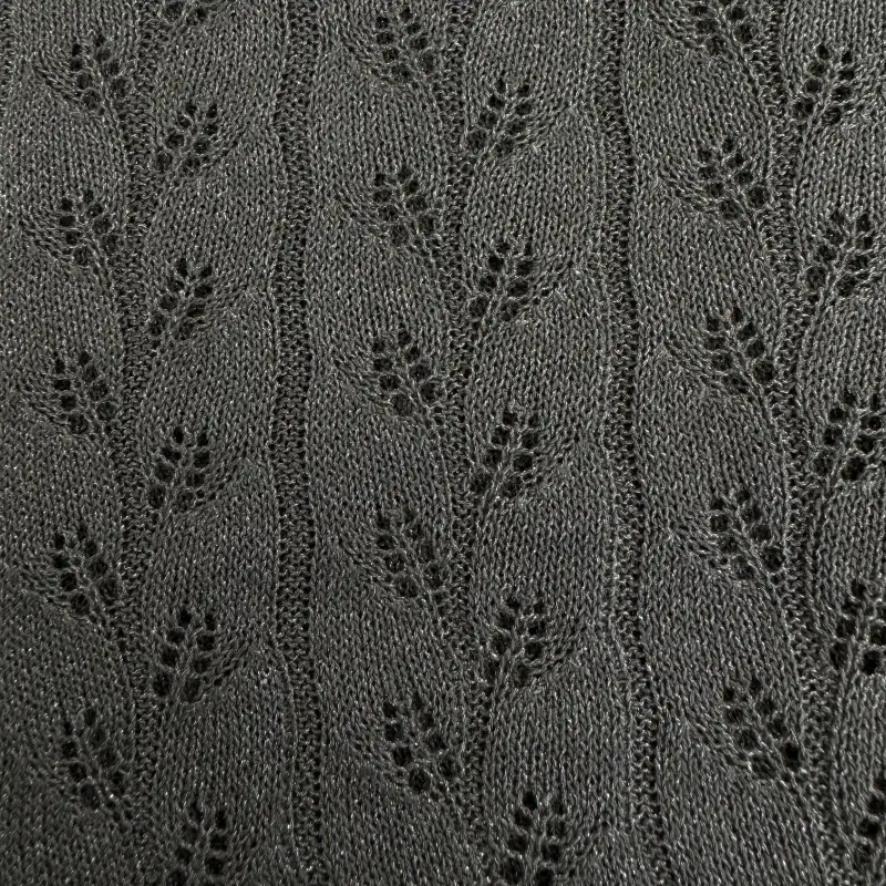 China Yarn for Ladies Vest (Sweater),Crew Neck Pullover (Sweater),Crop Top Pullover (Sweater),T-shirt (Sweater),Polo T-shirt (Sweater),Dresses (Pullover) (Sweater) Lurex Lurex Viscose Nylon Green color buy from China wholesaler bulk order at wholesale price free worldwide shipping Alibaba